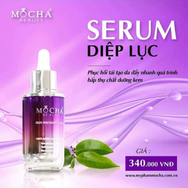 SALE SERUM DIỆP LỤC MOCHA CHÍNH HÃNG 100%