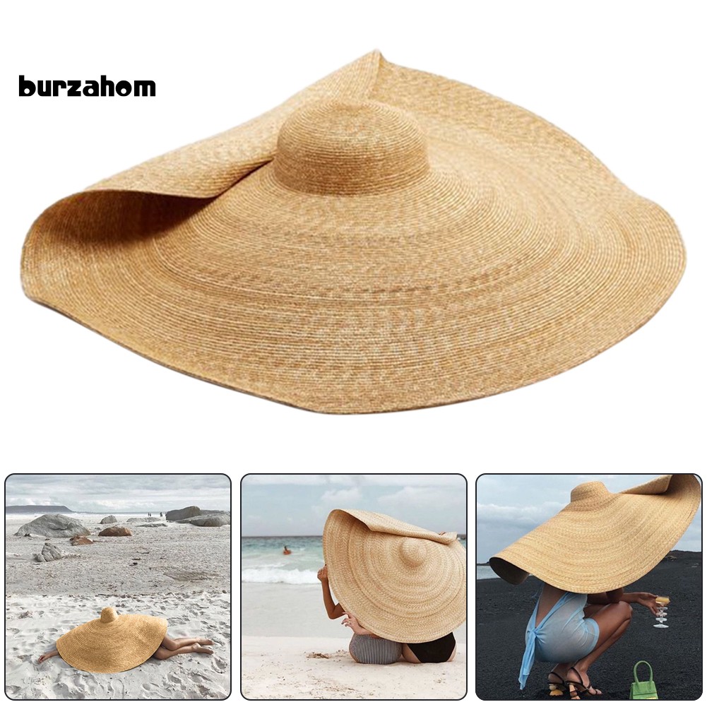 Nón cói rộng vành thời trang đi biển cho nữ