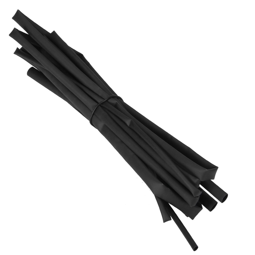 4 Ống Co Nhiệt Màu Đen Đường Kính 3mm 4mm 5mm 6mm Dài 1M