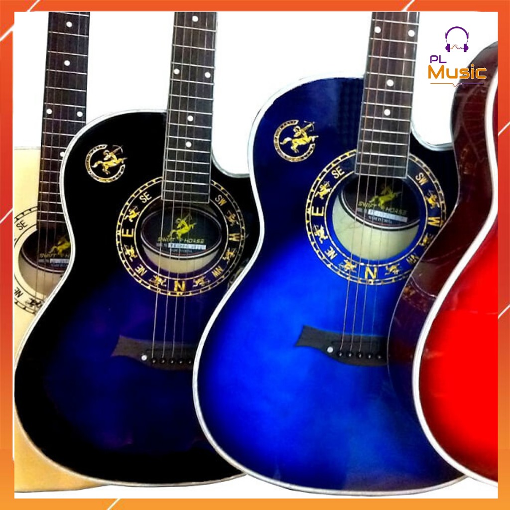 Đàn Guitar Acoustic PL MS 2020 + pick gảy , giáo trình online hướng dẫn cho người mới tập chơi.[TẶNG KÈM KHÓA HỌC]