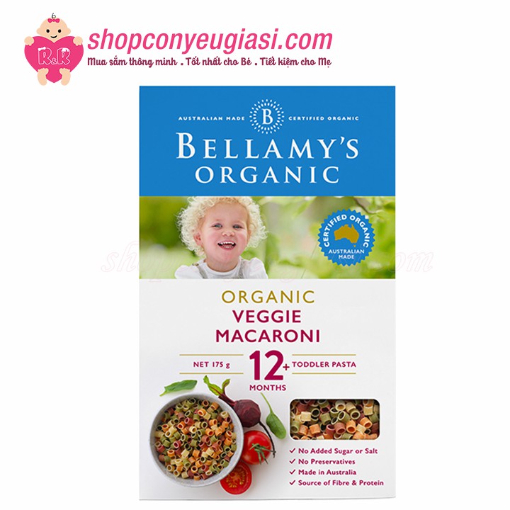 Nui Từ Rau Quả Hữu Cơ Bellamy's Organic