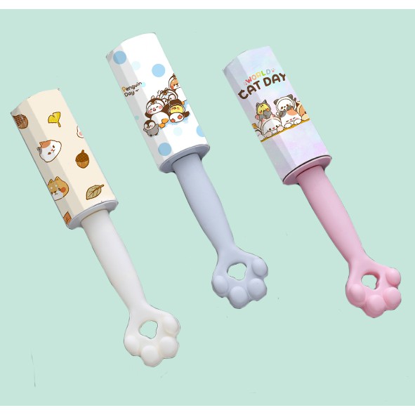 Lô cuộn ngựa thần LCL1 hút lông tóc vết bẩn lăn bụi gấu brown molang pusheen 3ae gấu tonton khủng long hổ mập cherie