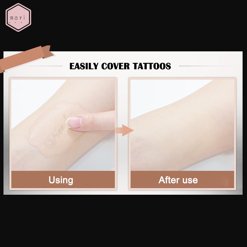 (Hàng Mới Về) Kem Che Khuyết Điểm Hình Xăm / Sẹo 2 Tông Màu Chống Nước | BigBuy360 - bigbuy360.vn