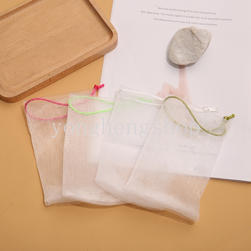 Set 10 Túi Lưới Rút Đựng Xà Phòng Tiện Lợi