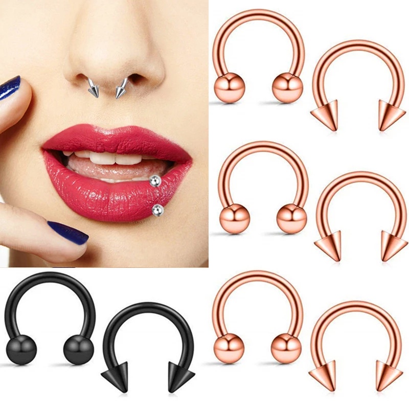 1 Khuyên Xỏ Cơ Thể Hình Nón Thời Trang Cá Tính