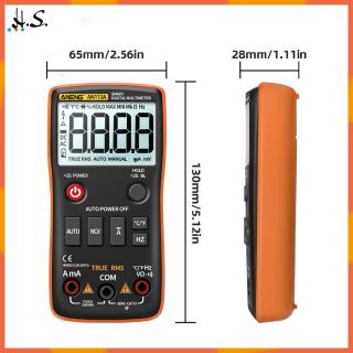 ANENG AN113A Digital Multimeter True RMS with Temperature Tester 4000 Counts Auto-Ranging AC/DC Transistor Voltage Meter