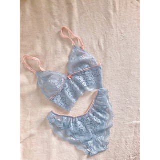 Áo Lót Ren Huyenmay - Hai Dây Blue Coral Tanktop