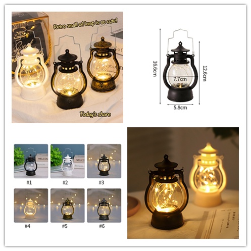 Đèn Dầu Bóng LED Nhỏ Phong Cách Retro Đơn Giản Trang Trí Nhà Ở / Văn Phòng / Quán Bar / Cắm Trại