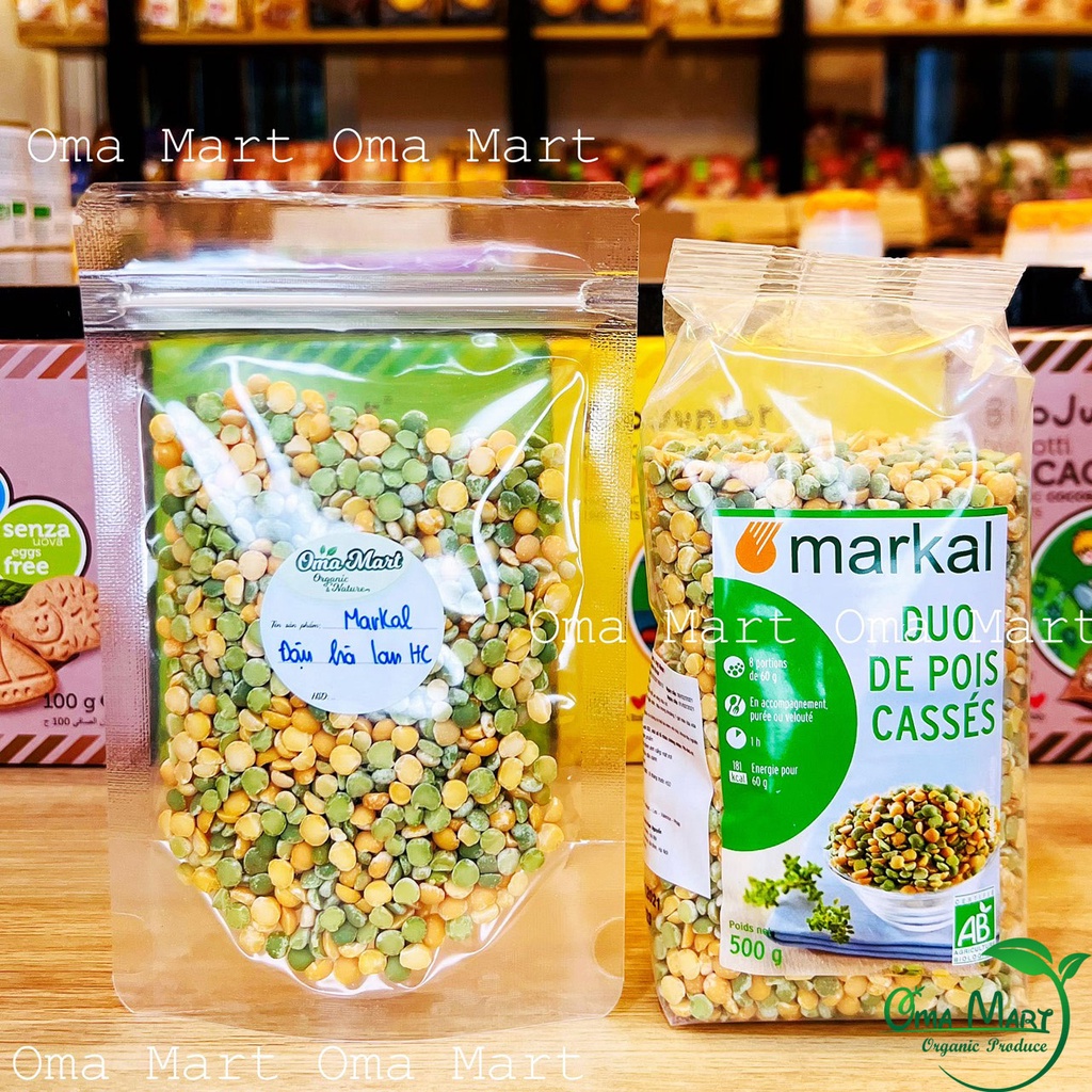 Các loại đậu hạt hữu cơ chia nhỏ