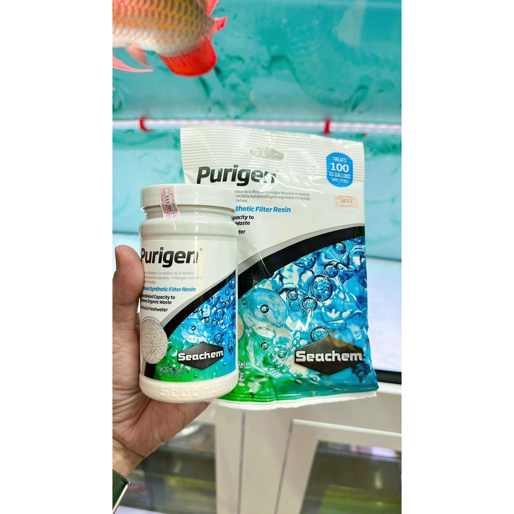 Seachem Purigen (100ml / 250ml) | Hạt Lọc - Vật Liệu Lọc Giúp Hút Màu - Khử Bụi - Khử Độc Hiệu Quả Nhất