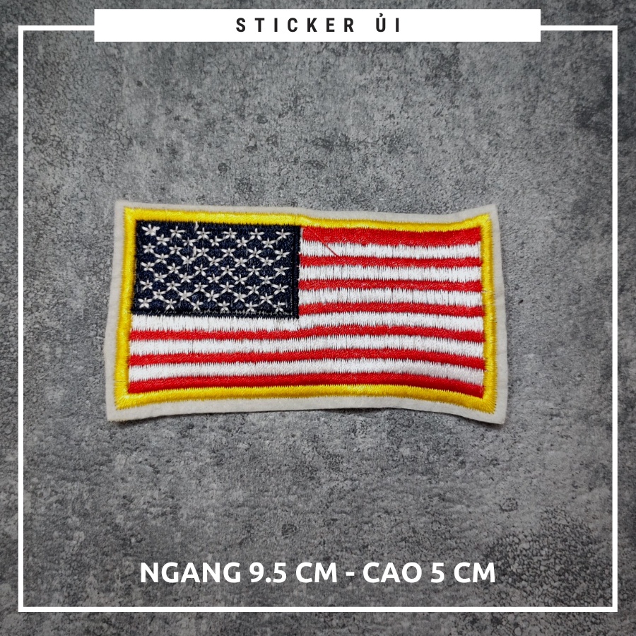 Sticker ủi áo Cao cấp - CÓ SẴN KEO ỦI - sticker vải dùng làm miếng vá áo, phụ kiện trang trí quần áo, balo, giày, nón