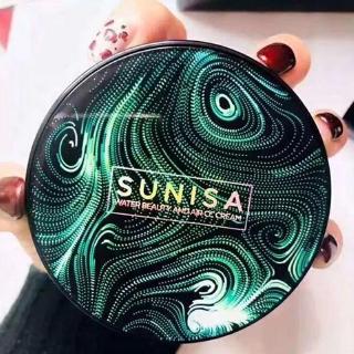 Phấn nước BB SUNISA 2019 trang điểm nền che khuyết điểm kèm mút tán đầu nấm nhỏ cho nữ