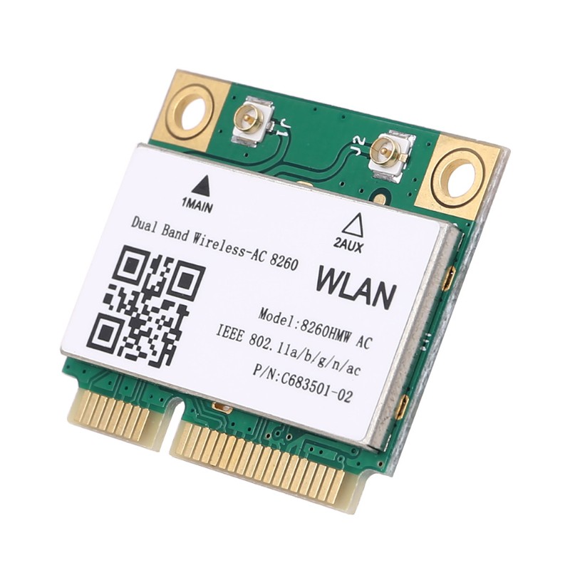 Card Wifi Không Dây 5g 8260hmw Ac Mini Pci-E 1200m + Bluetooth 4.2