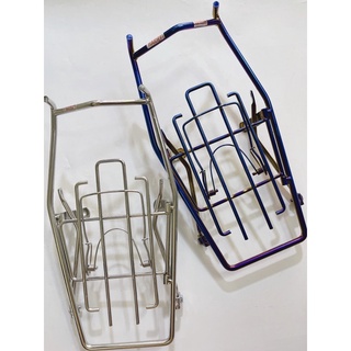 Baga giữa inox 10li xe Raider Fi - Satria F150 Titan 7 màu, Đen Tĩnh Điện, Inox trắng có tặng kèm ốc