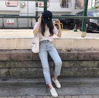 Áo thun trơn cổ tròn basic