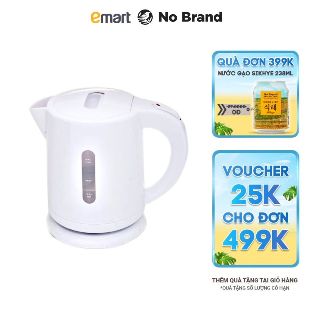 Bình Đun Siêu Tốc No Brand KG-H403 0.8L - Bảo hành chính hãng - Emart VN