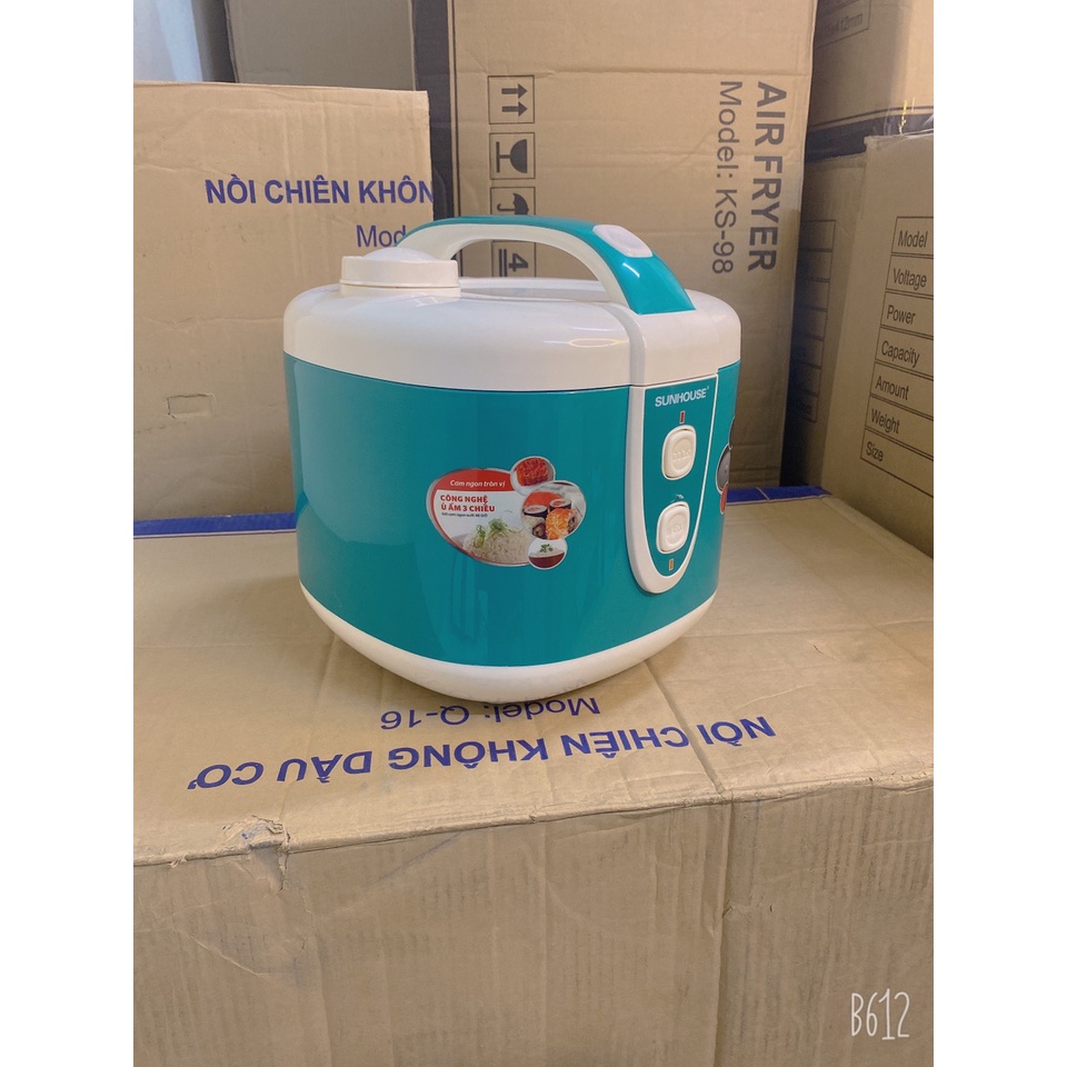 Nồi Cơm Điện 1,8L Sunhouse 8656G xanh