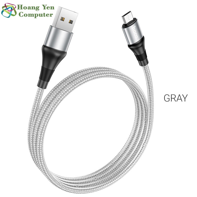 Cáp Sạc MICRO USB Hoco X50 Dây Dù Chông Đứt cho ANDROID dài 1M - BH 3 tháng 1 đổi 1
