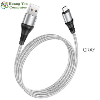 [MẪU MỚI] Cáp Sạc MICRO USB Hoco X50 Dây Dù Chông Đứt cho ANDROID dài 1M - BH 3 tháng 1 đổi 1 (MÀU SẮC NGẪU NHIÊN)