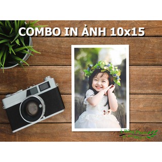 Combo in ảnh 10x15: 80 - 100 - 120 - 150 - 200 ảnh + Ép Lụa - Plastic - phủ UV