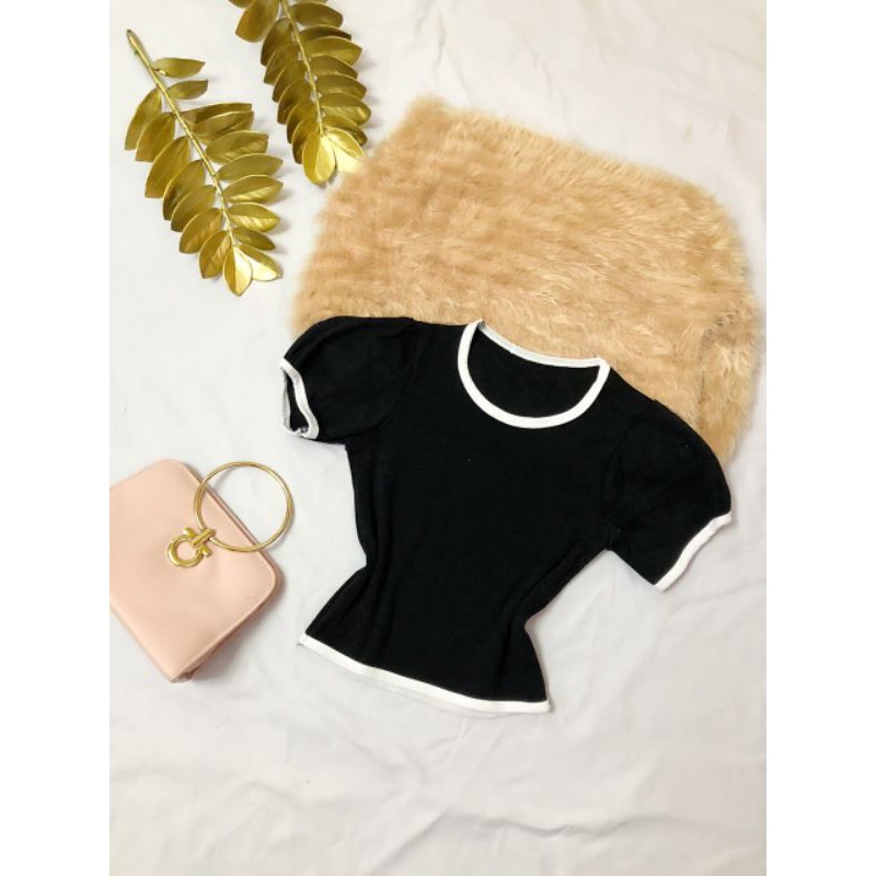 áo croptop viền cổ | BigBuy360 - bigbuy360.vn