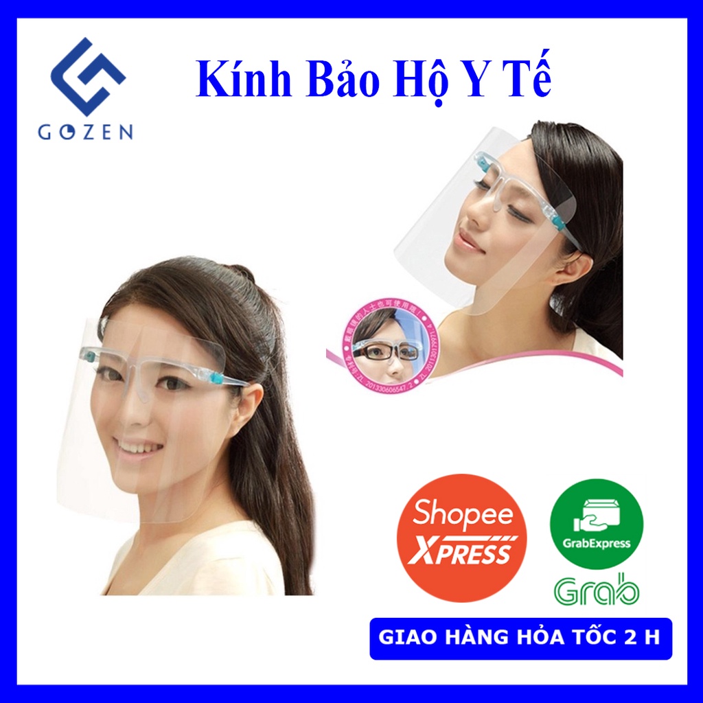 Kính giọt bắn chống dịch trong suốt - kính bảo hộ phòng dịch ( Loại 2 )