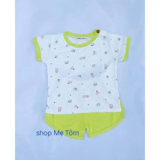 Bộ thun lạnh Minky mom cộc tay
