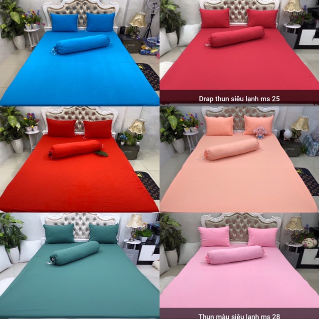 Ga gối thun màu siêu lạnh cao cấp( nhiều màu) | BigBuy360 - bigbuy360.vn