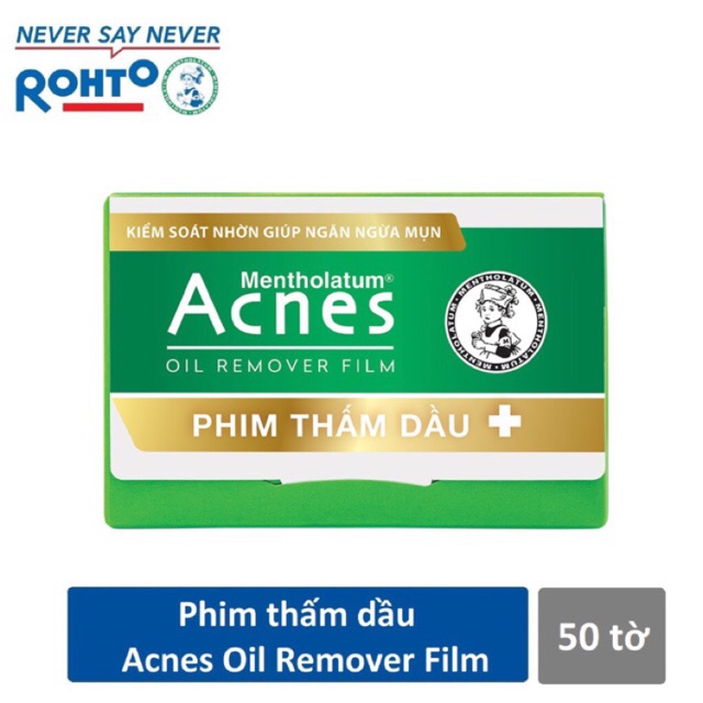 Giấy thấm dầu acnes 50 - 100 tờ hoặc Film thấm dầu 50 tờ | BigBuy360 - bigbuy360.vn