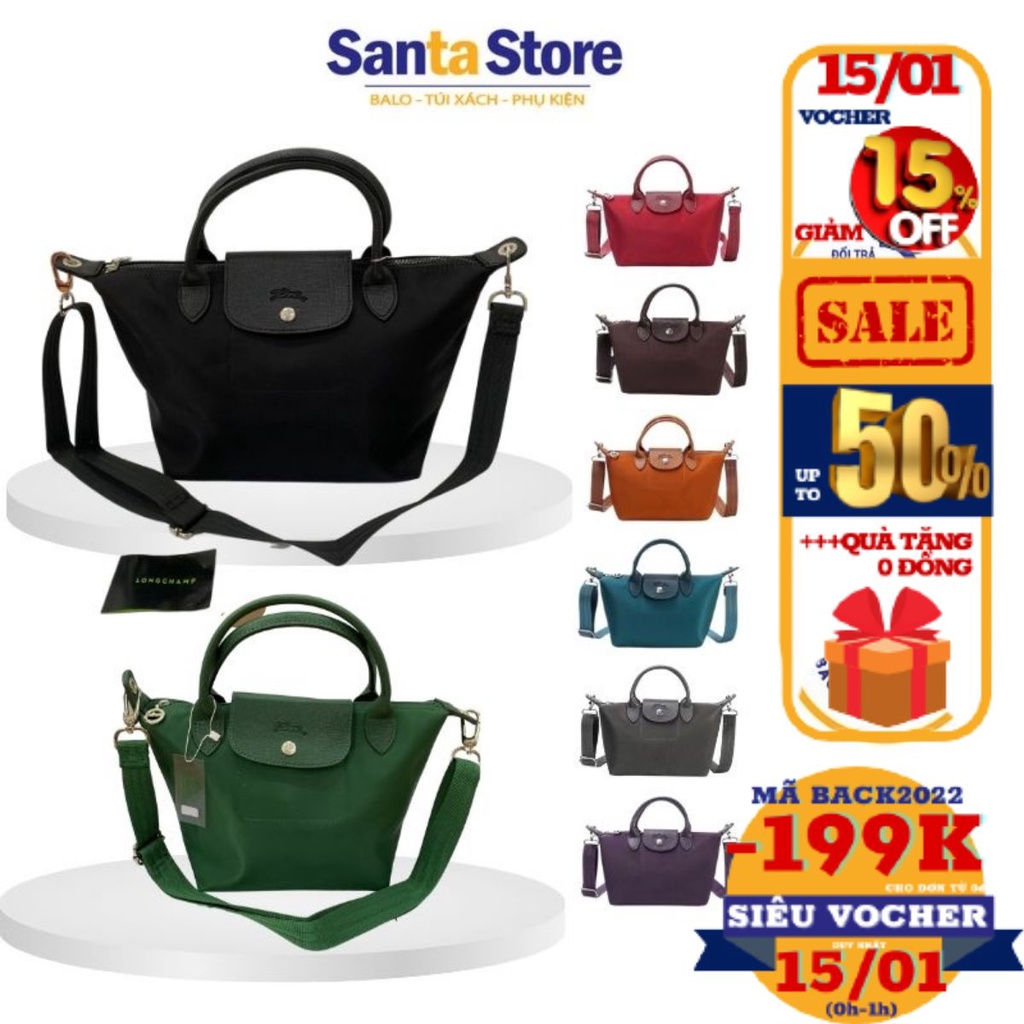 Túi xách nữ công sở đẹp SANTA STORE Longchamp LC860 thời trang cao cấp Hàn Quốc kiểu dáng basic, có size to