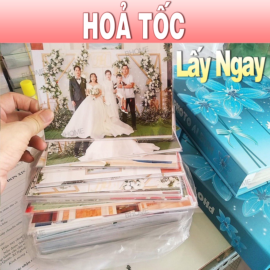 [ Hỏa Tốc ] Ảnh 9X12 , 10X15 , 13X18 , 15X20 , 20X30 In Theo Yêu Cầu Ép Plastic