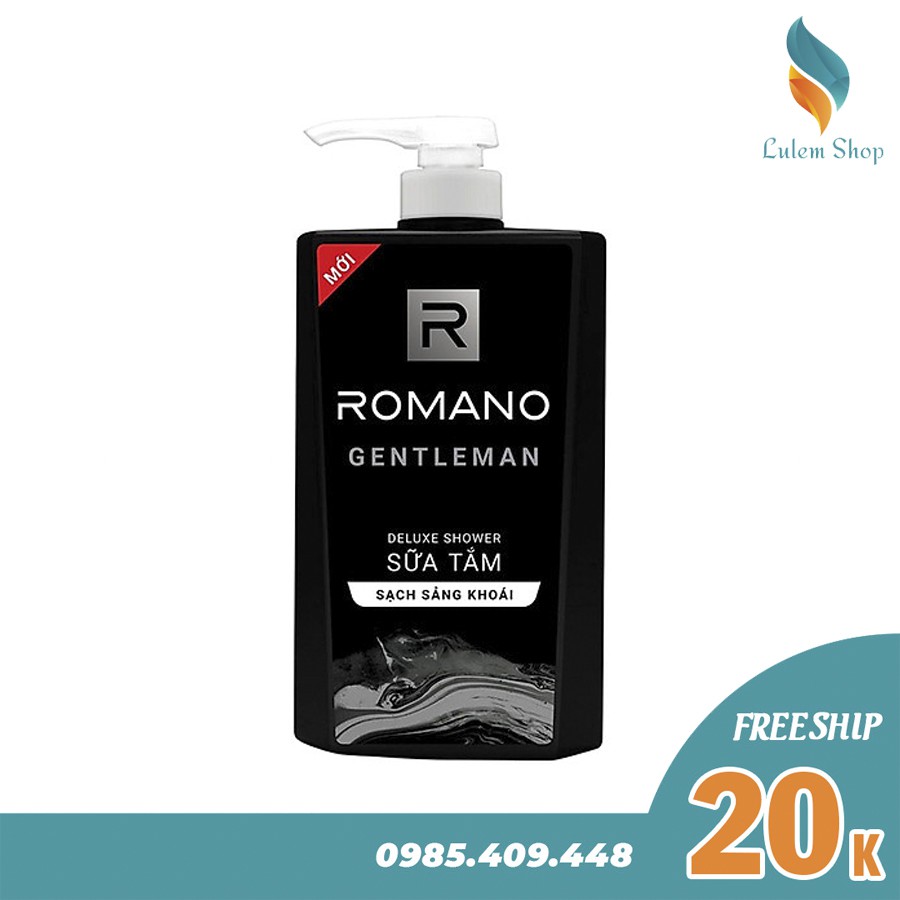 Sữa tắm cao cấp Romano 650g (Classic/Attitude/Force/Gentleman)