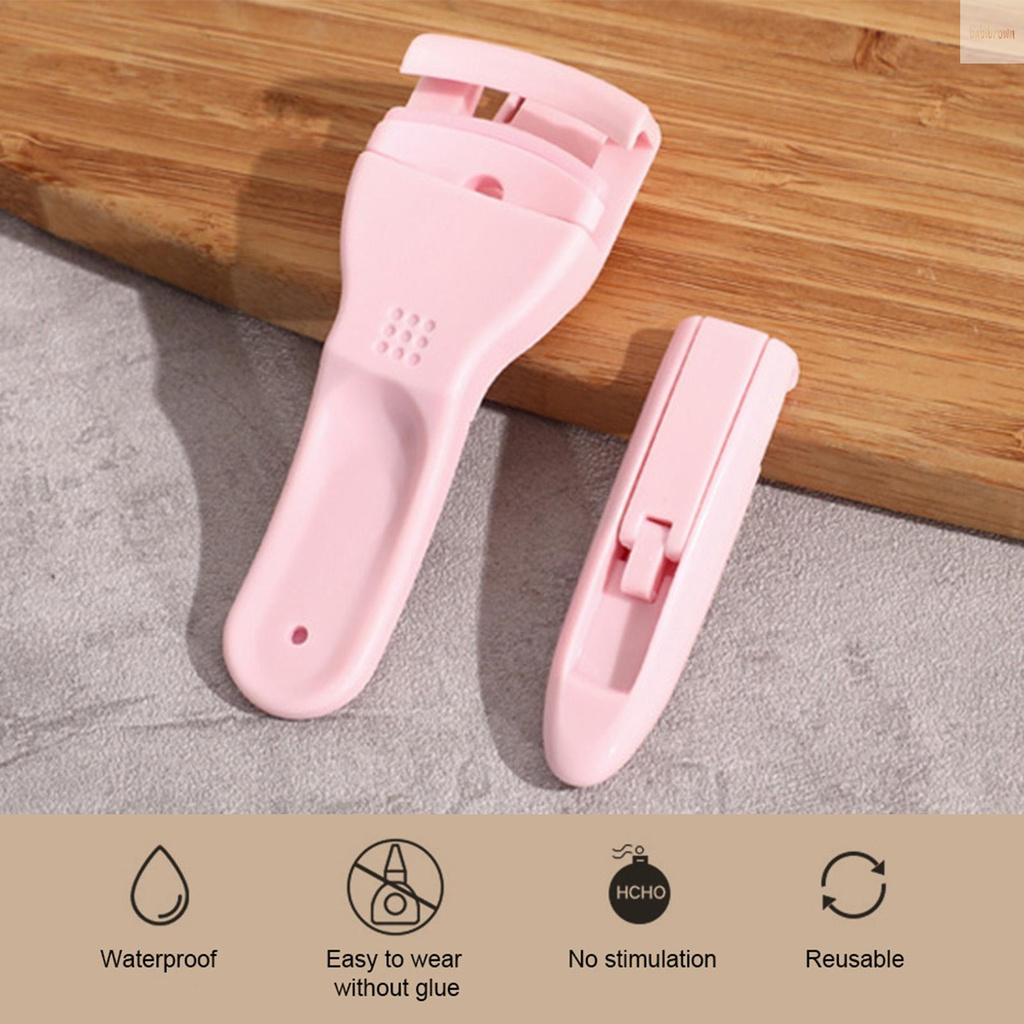 [Hàng mới về] Bộ 2 kẹp bấm mi mini bằng cao su tiện lợi | BigBuy360 - bigbuy360.vn