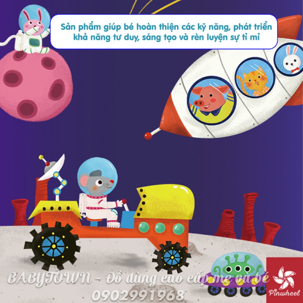 BỘ GHÉP HÌNH DÀI MẢNH TO PINWHEEL