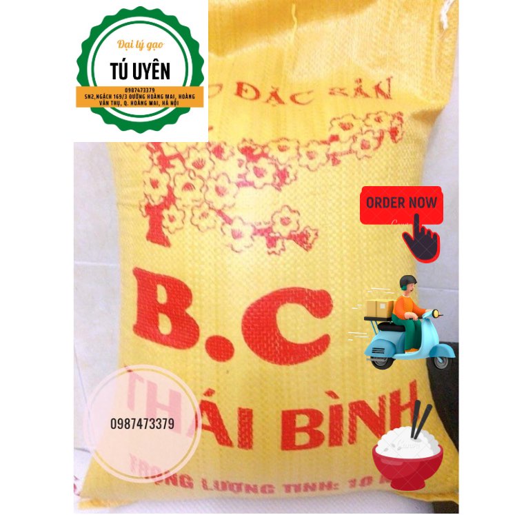 Gạo BC Thái Bình dẻo 10kg