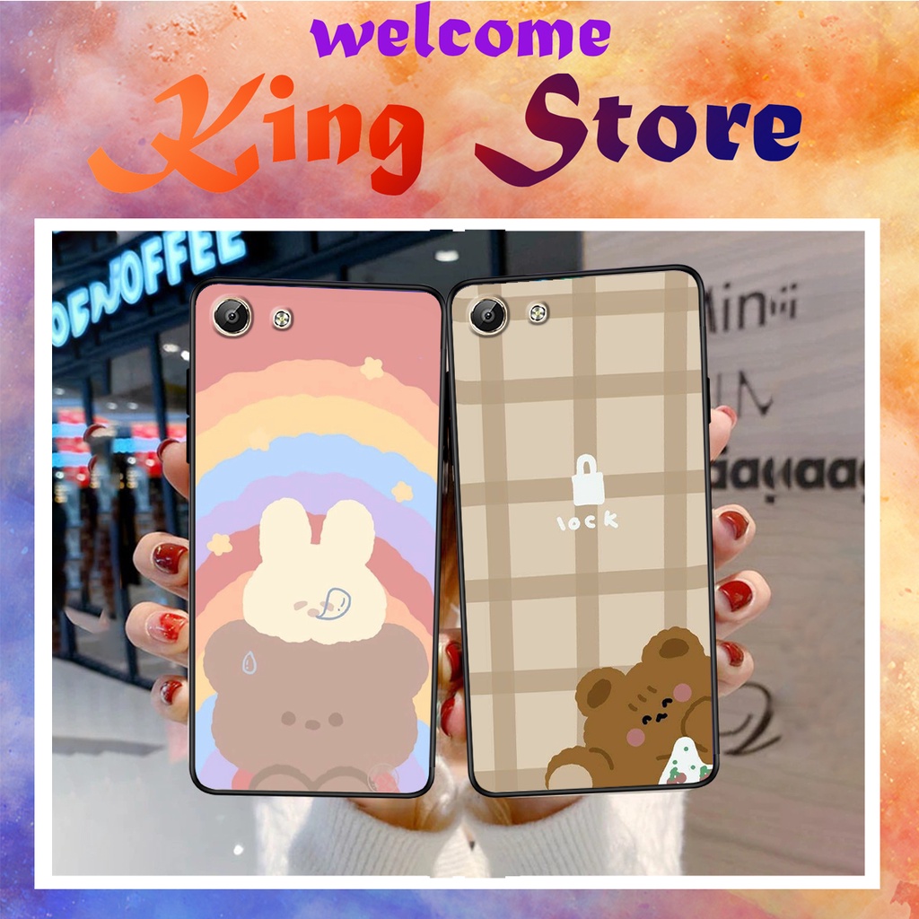Ốp lưng Vivo Y66 - Vivo Y67 - Vivo Y75 - Ốp in hình gấu bear ngộ nghĩnh