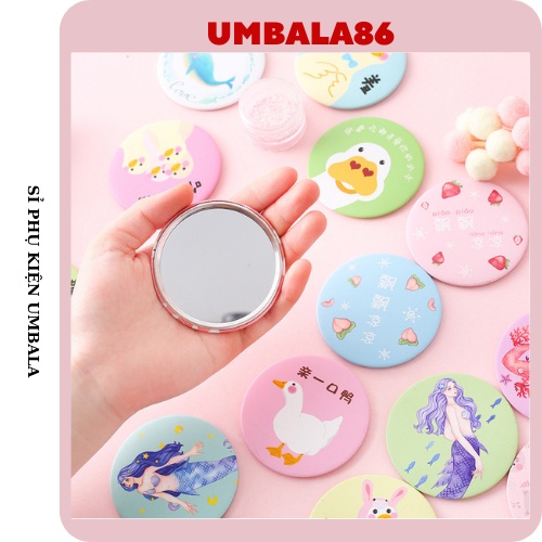 Gương tròn mini xinh xắn, gương mini [ umbala86 ] [ MÃ B401 ]