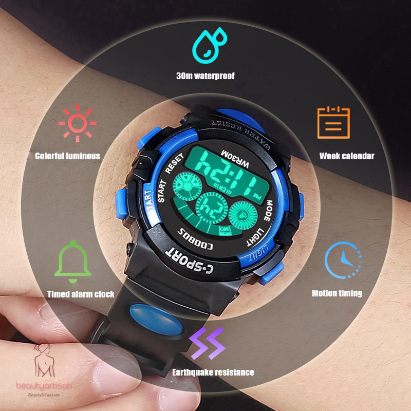 Đồng hồ điện tử chống thấm nước cho bé | BigBuy360 - bigbuy360.vn