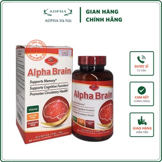 [ CÓ TEM NHẬP KHẨU] Alpha Brain – Viên uống bổ não, hỗ trợ tuần hoàn não