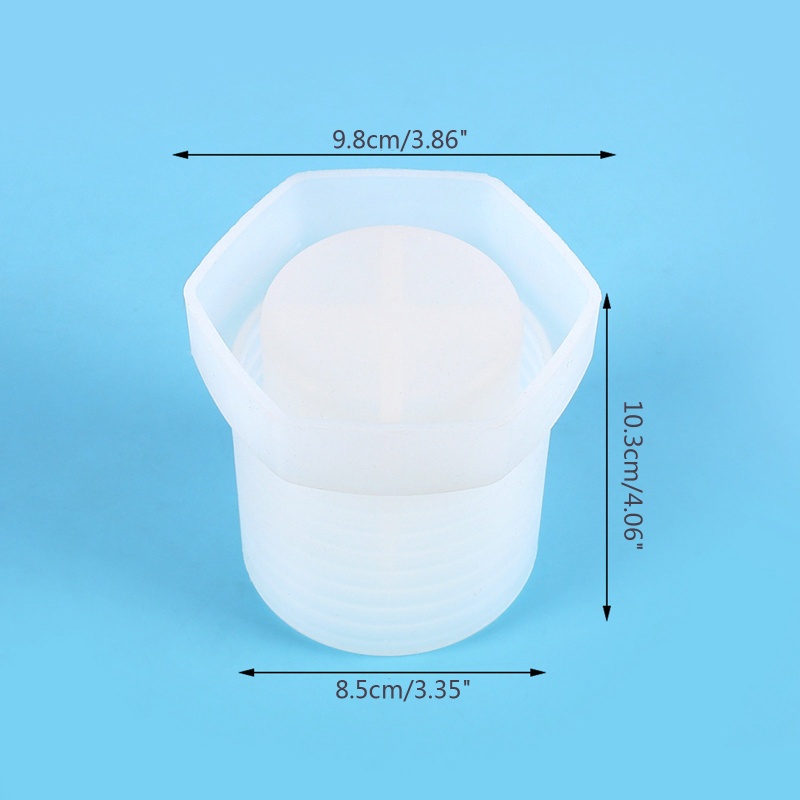 Khuôn Silicone Làm Chậu Hoa / Cọ Trang Điểm Tái Sử Dụng Được DIY