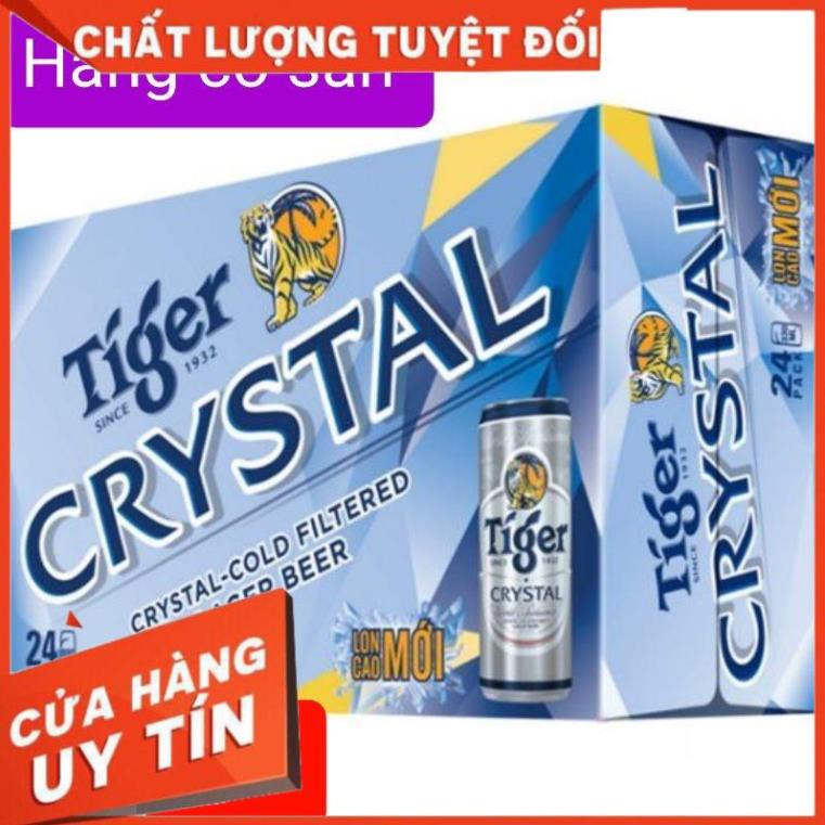 Bia Tiger Crystal - thùng 20 lon × 330ml