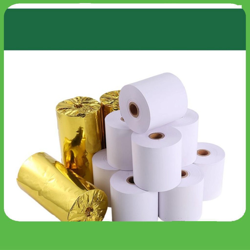 [BAO CHẤT] Combo 32 cuộn giấy in hóa đơn K58 cuộn to, cuộn giấy in bill khổ 58mm, giấy in nhiệt cho 