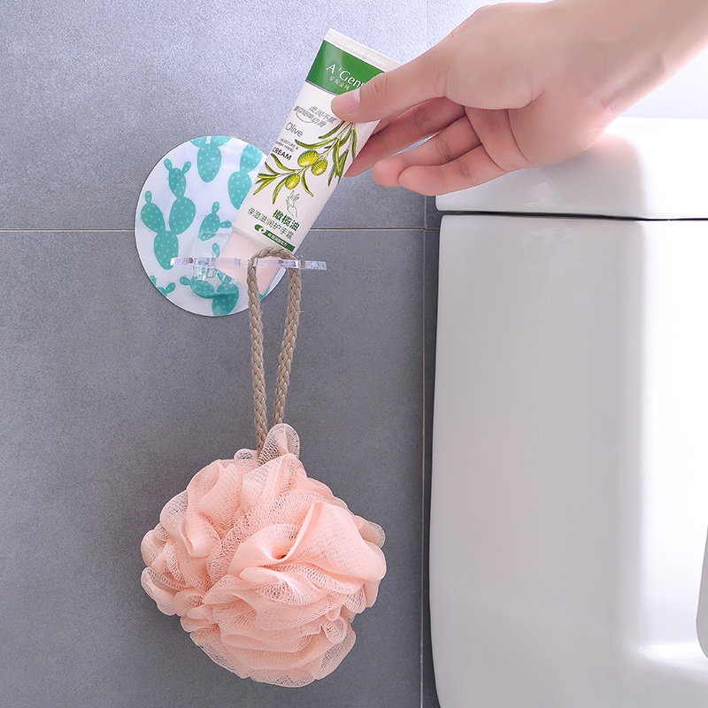 Giá Đỡ Bàn Chải Đánh Răng &amp; Kem Đánh Răng Tự Dính Tường Nhà Tắm Sáng Tạo