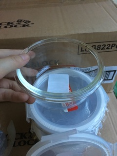 Thố thuỷ tinh lock and lock 380ml/400ml cao cấp chịu nhiệt