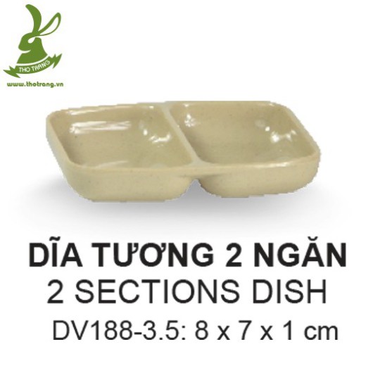 Tổng hợp các loại dĩa tương, chén chấm màu nâu nhựa melamine Srithai Superware Thái Lan cao cấp để nước chấm