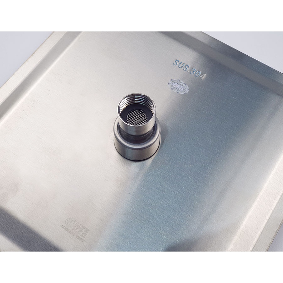 Đài sen tắm Inox SUS 304 Eurolife vuông EL-DSV20