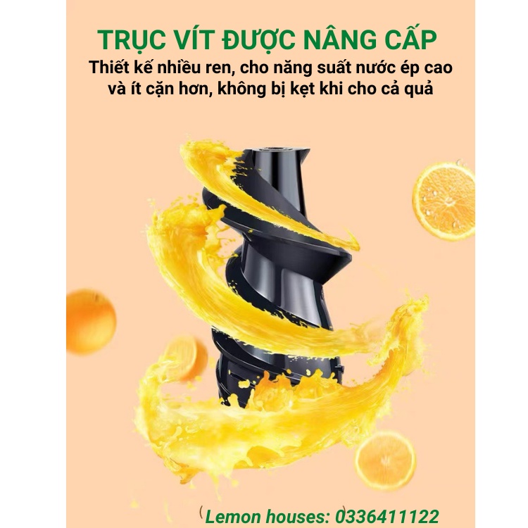 Máy ép chậm Bestaid 3 chức năng ép, làm kem, vắt công suất 300W chính hãng bảo hành 12 tháng