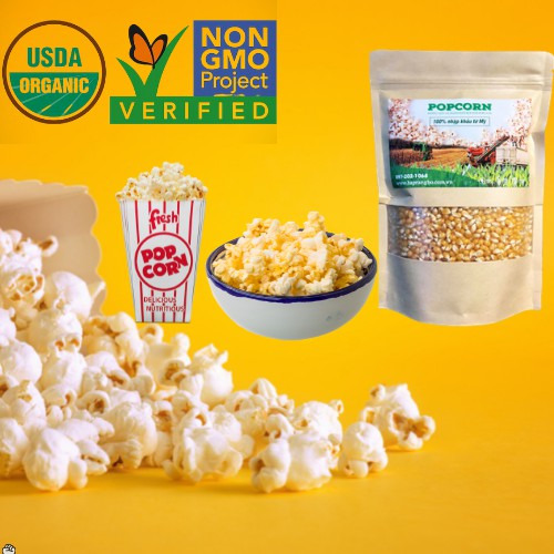 (1Kg) Ngô Mỹ nổ bắp rang bơ tại nhà