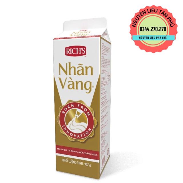 Rich Gold Label Kem trang trí bánh - Hộp lớn