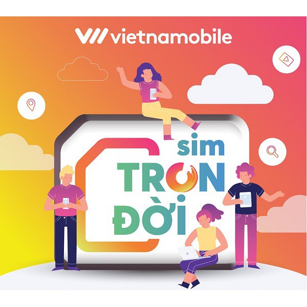 Sim 4G vietnamobile trọn đời 60GB miễn phí 12 tháng nghe gọi